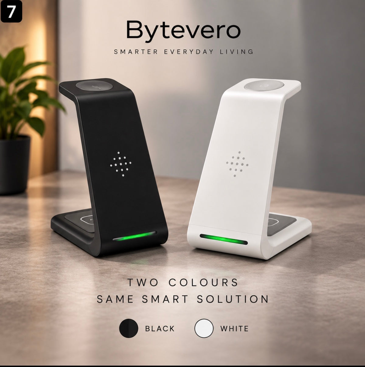 Bytevero 3-in-1 Wireless Charging Station