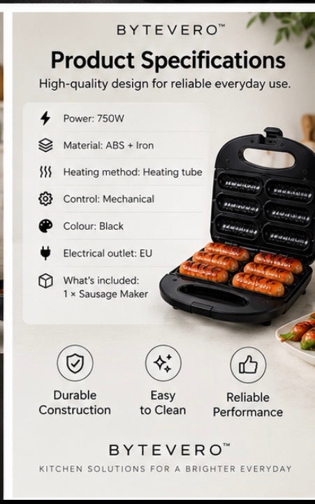 Bytevero™ Sausage Maker — Automatic Temperature Control
