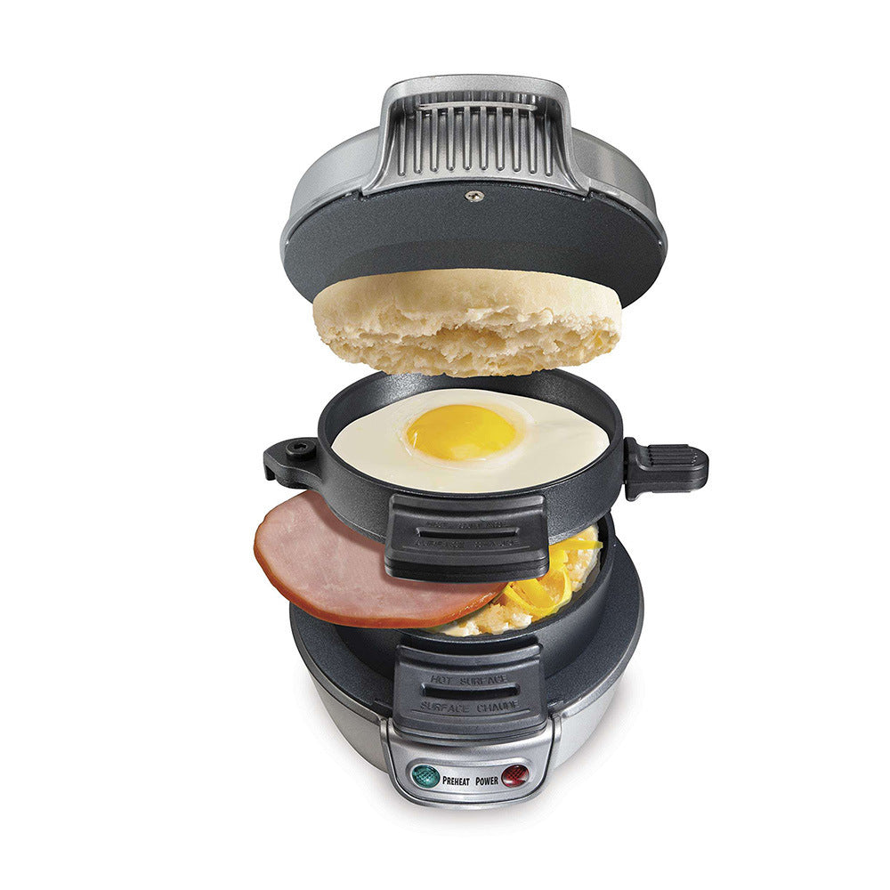 Bytevero™ 110V Hamburger Maker Sandwich Machine Fried Egg Toaster